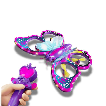 V40 Glitter Sommerfugl