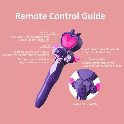 V40 Glitter Sommerfugl