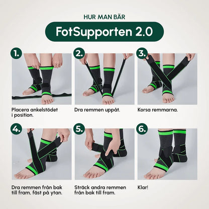 Kifaya – Justerbar stödbandage för fotleden