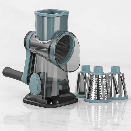 Kifaya – 3-i-1 roterende mandolin